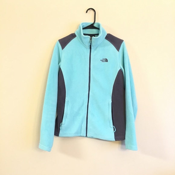 The North Face Jackets & Blazers - The North Face Mint Teal Fleece Jacket Size Medium